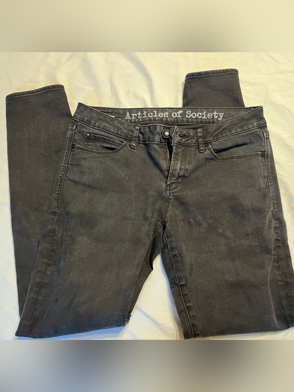 Articles of Society Women Jeans 28 Skinny Denim Black